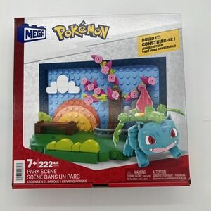MEGA Pokemon Buildable Figure Set‎ - PARK SCENE (222 Pieces) HXF81 - New